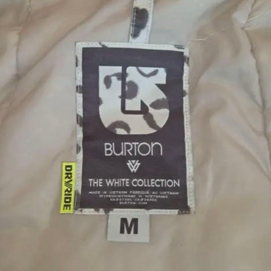 Burtonスノボウェア 上下セット Mサイズ DRYRIDE レオパード 紫
