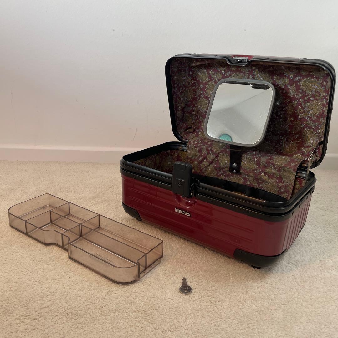 RIMOWA Samba Nova ビューティケース18L ボルドーレッド 鍵付