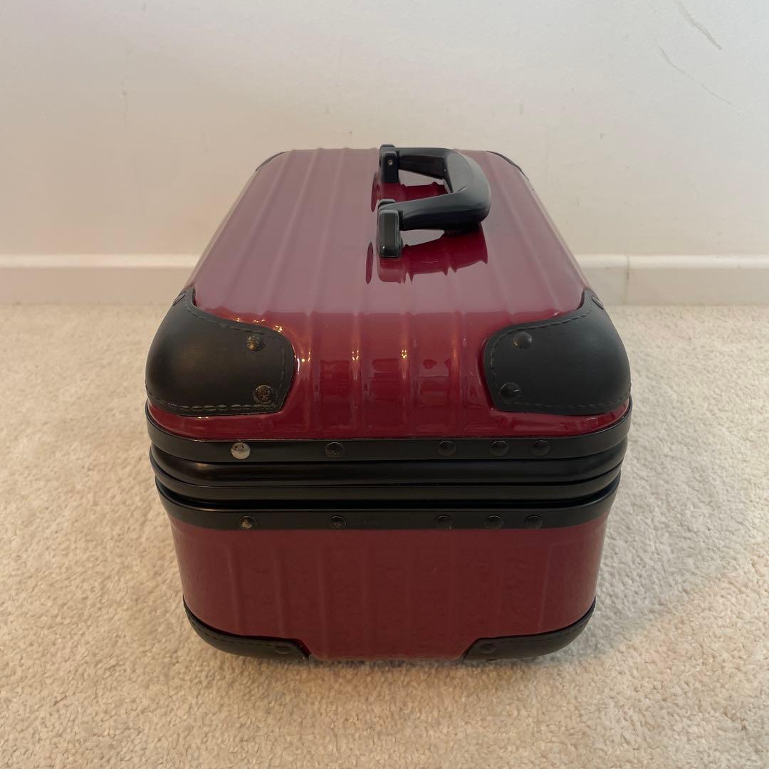 RIMOWA Samba Nova ビューティケース18L ボルドーレッド 鍵付