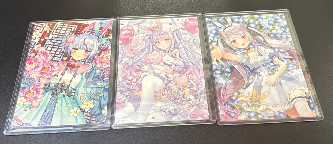 ぶいすぽっ！兎咲ミミ 箔押しサイン入り ポストカード 3点 まとめ売り