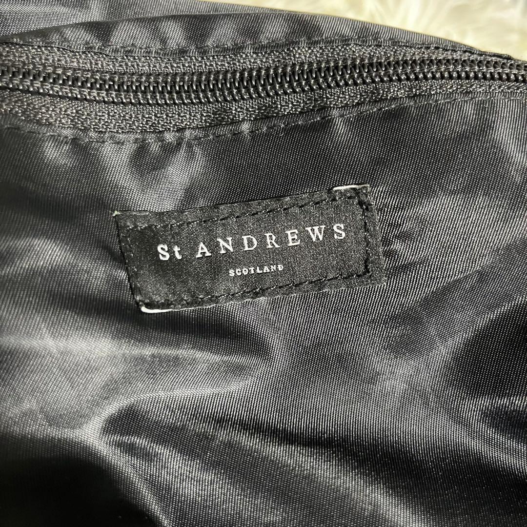 St ANDREWS セントアンドリュース ゴルフバッグ ロッカーバッグ 黒