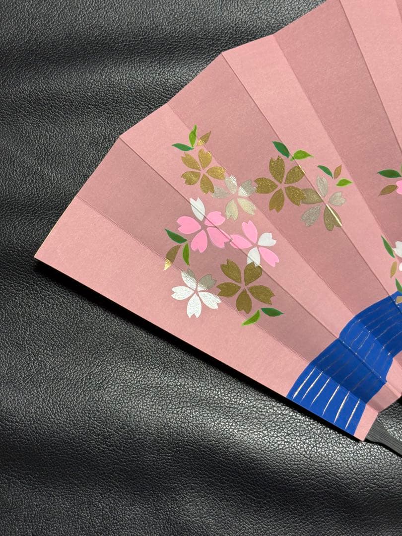 扇子　33.3cm 宮脇賣扇庵　桜　流水　飾り扇　飾舞扇　舞扇子　舞踊　着物