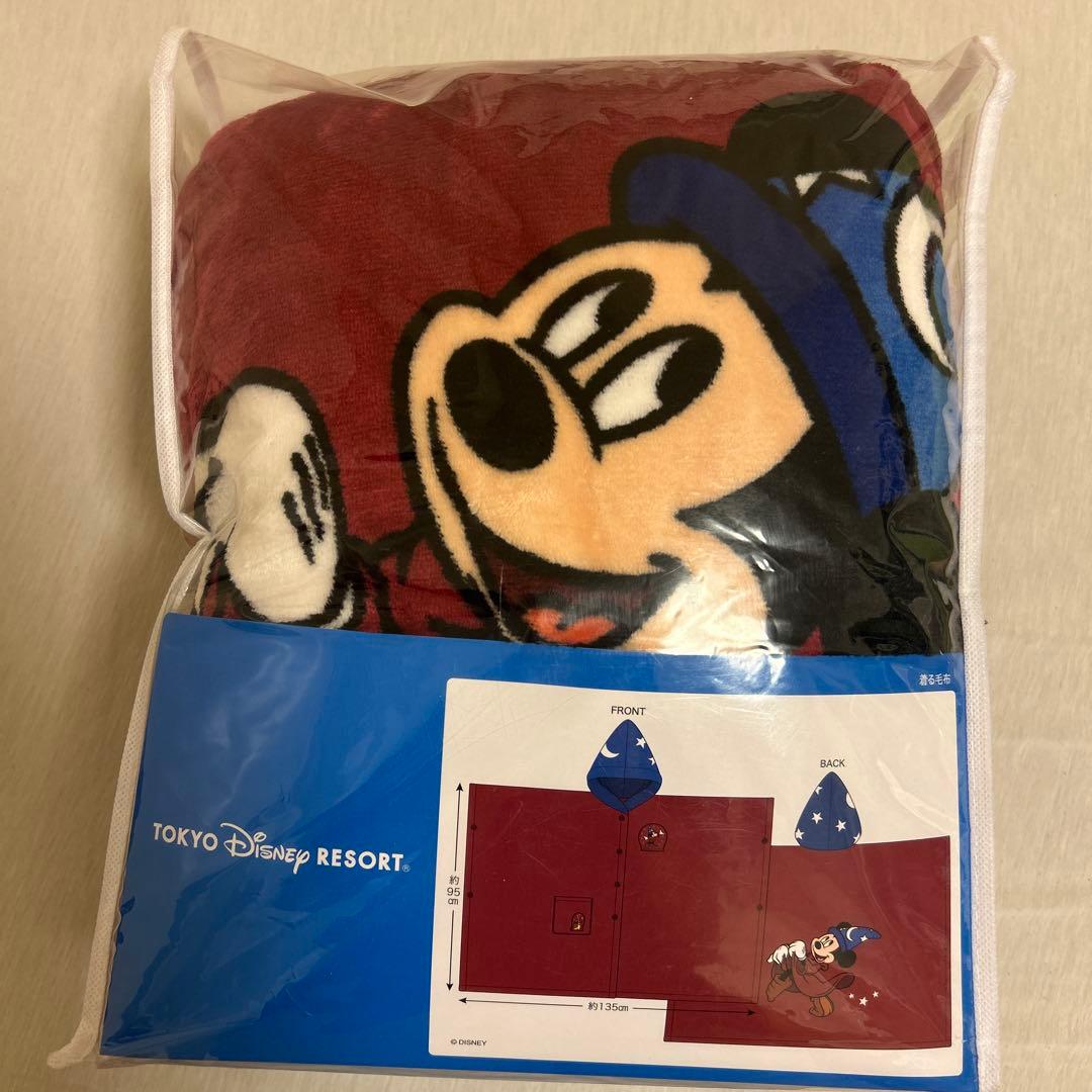 東京ディズニーリゾート ミッキー ブランケット　　ファンタジア　着る毛布