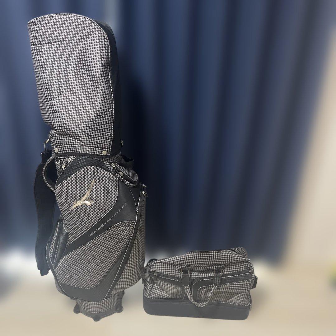 Mizuno チェック柄キャディバッグ