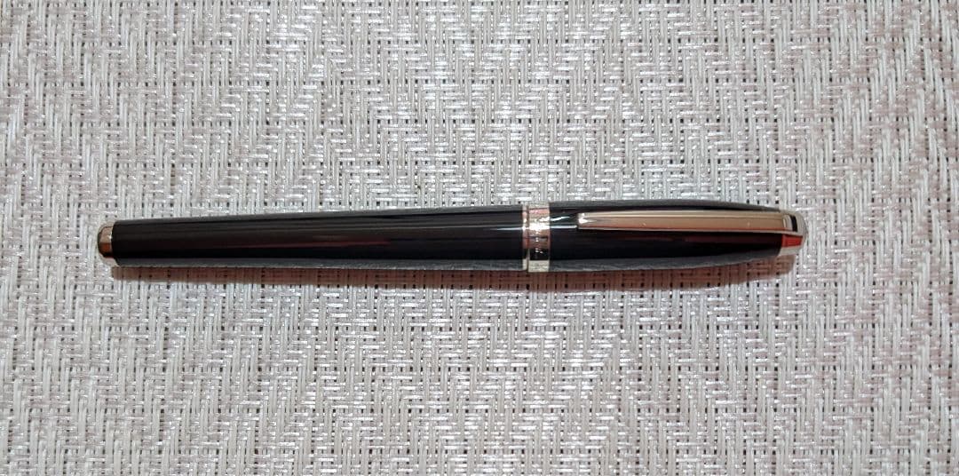 ★美品【未使用】デュポン 14K 585 F カートリッジ式 万年筆 インク有