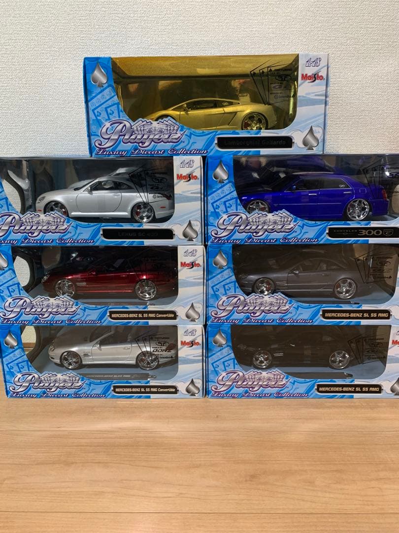 マイストプレイヤーズコレクションベンツ等　1/18Jada、7台まとめ売り！