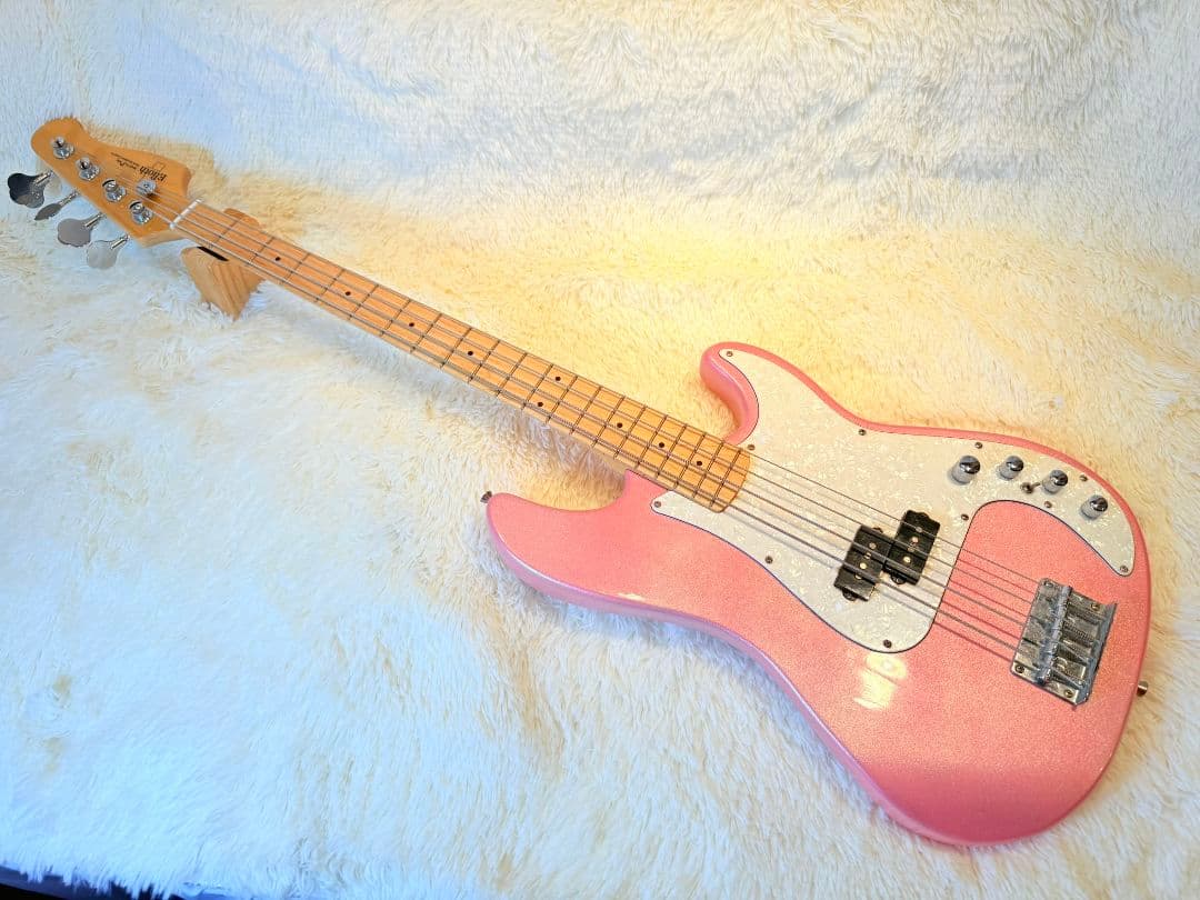Elioth エリオス　エレキベース　P303 PJ アクティブ ピンク