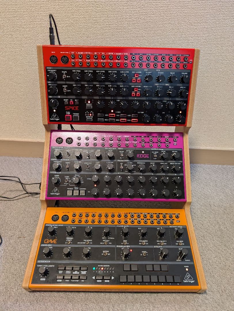 Behringer セミモジュラーシンセ3台セット【箱付美品】
