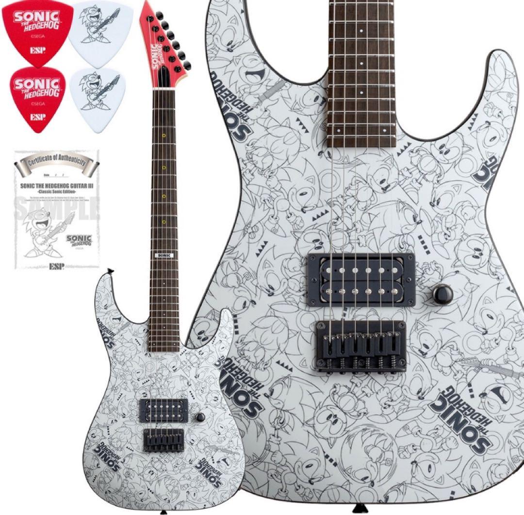 ESP SONIC THE HEDGEHOG GUITAR III 正規品　新品