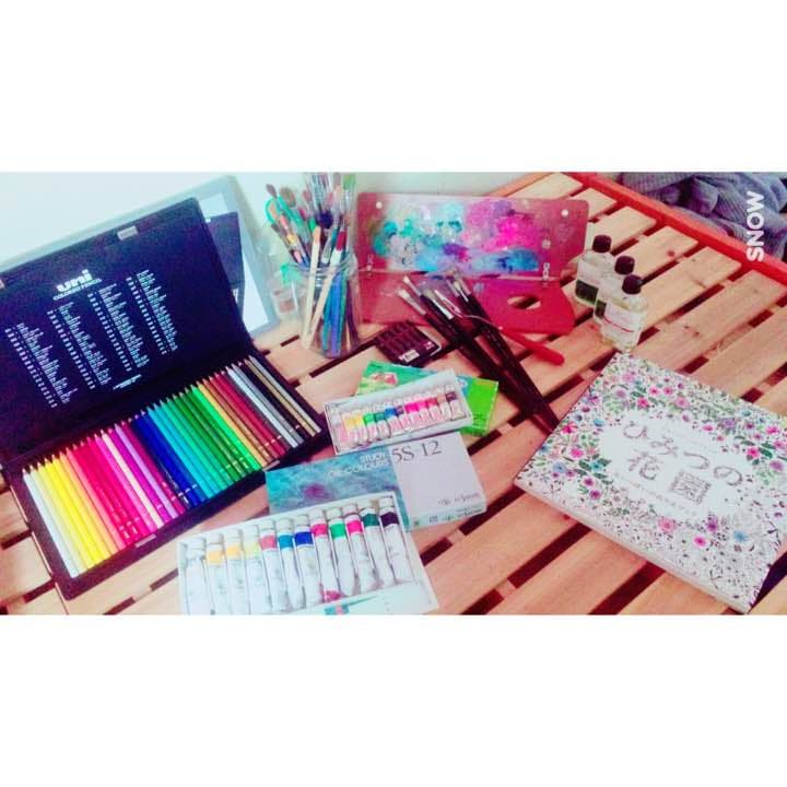 油絵絵の具＊水彩絵の具＊36色色鉛筆