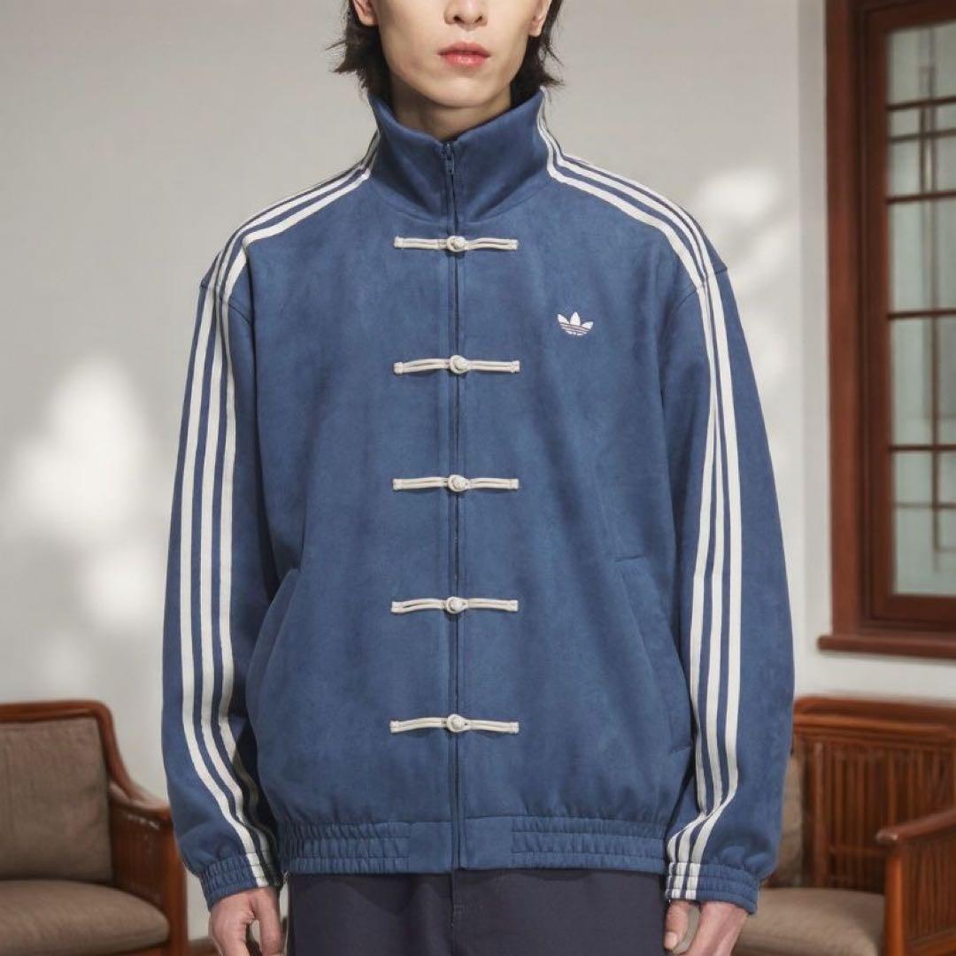 adidasアディダス 中国限定 蛇年トラックジャケット ネイビー Lサイズ”