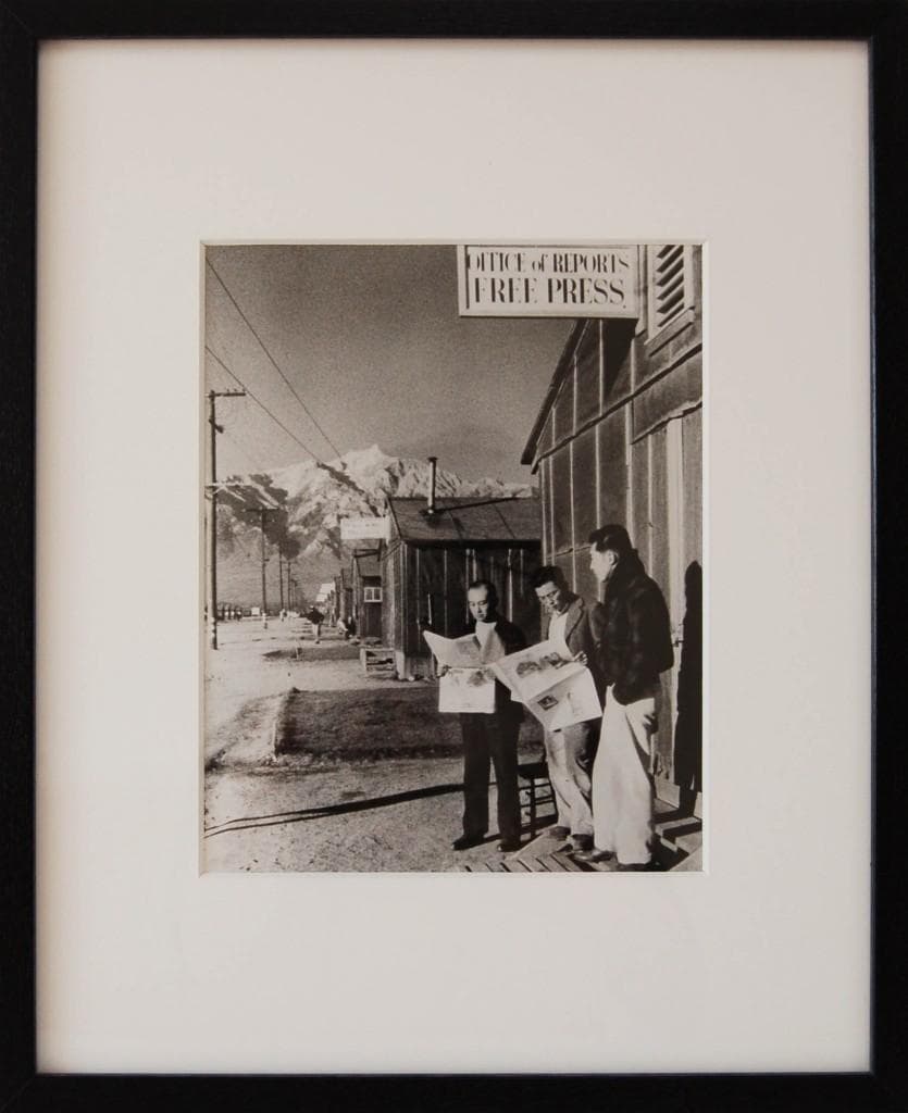 写真　Ansel Adams「第二次世界大戦中のマンザナー強制収容所」
