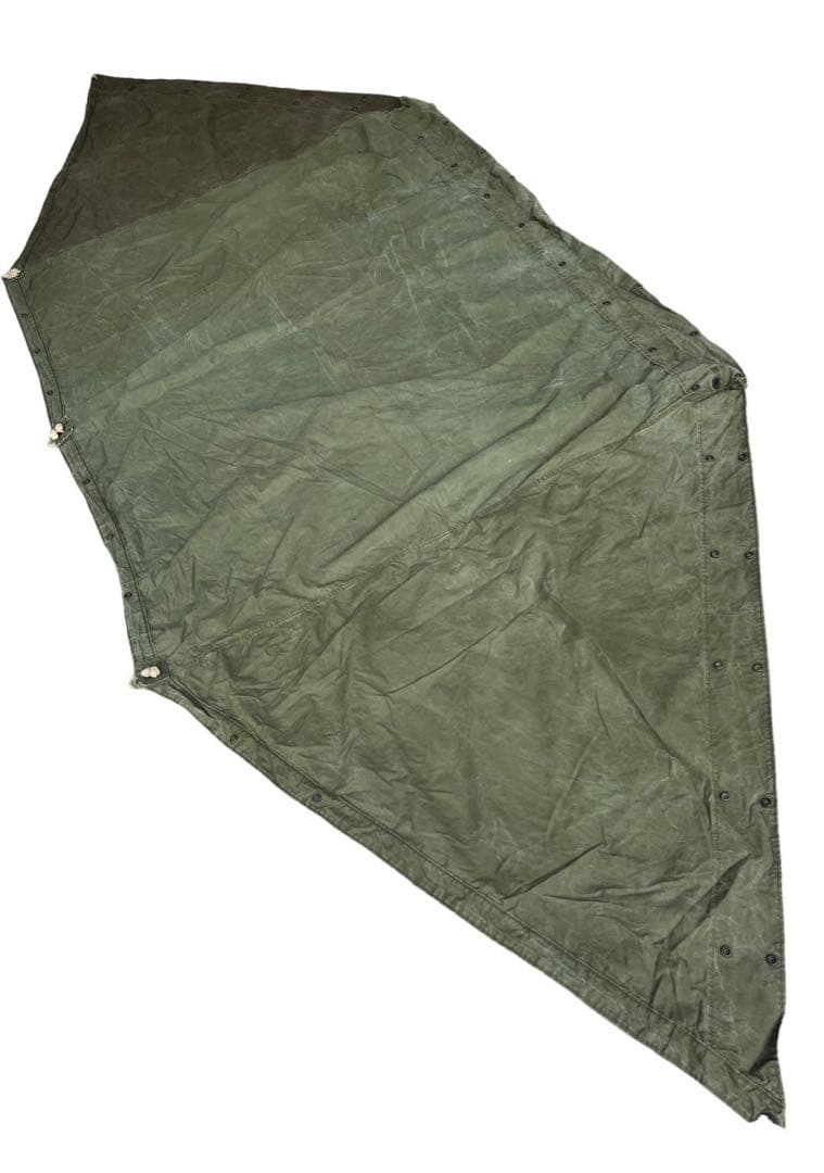 米軍本物パップテント1枚シェルターハーフテント1960年代官給品希少品