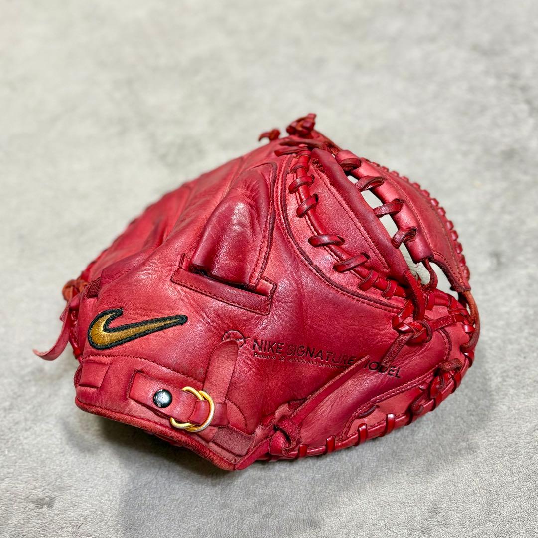 【貴重】NIKE 城島健司モデル キャッチャーミット 軟式 少年用 グラブ