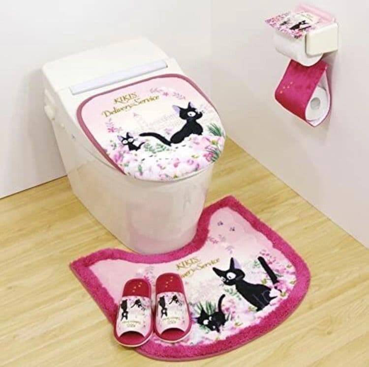 ジブリ　魔女の宅急便　ジジ　リリー　トイレマットセット　新品
