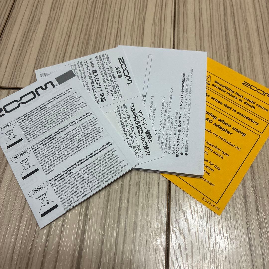 ZOOM MS-60B＋　ベースマルチエフェクター