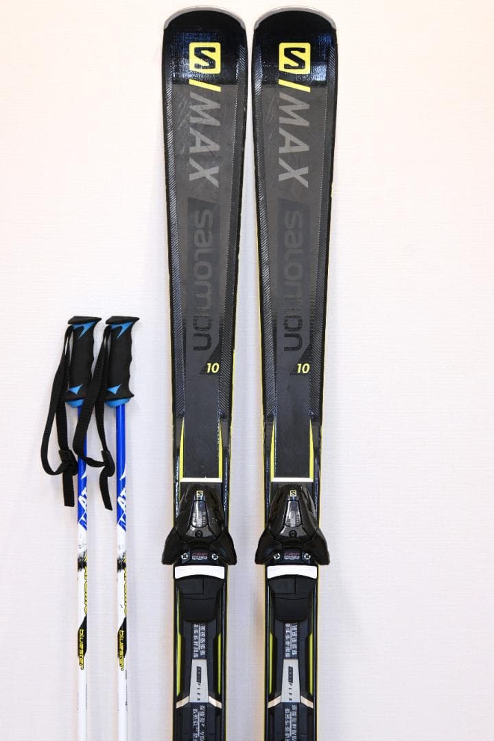 サロモン S/MAX10 160cm　Atomicカーボンストック115cm付属