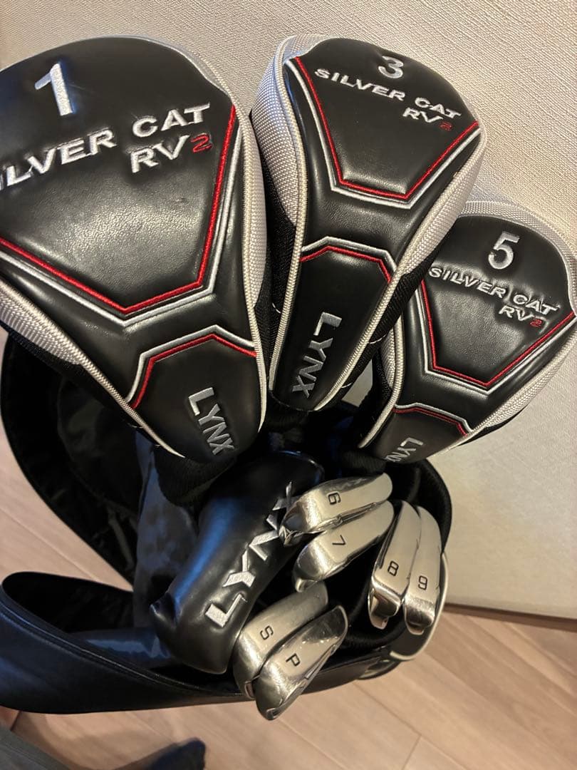 LYNX SILVER CAT ゴルフバッグ　ゴルフクラブセット