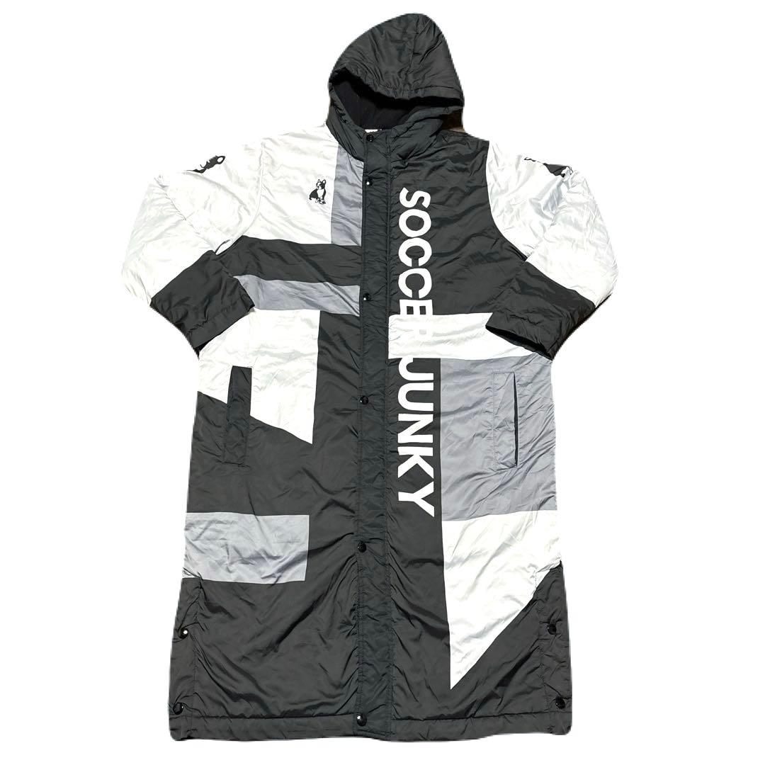 【美品】サッカージャンキー ベンチコート SoccerJunky 防寒ウェア M