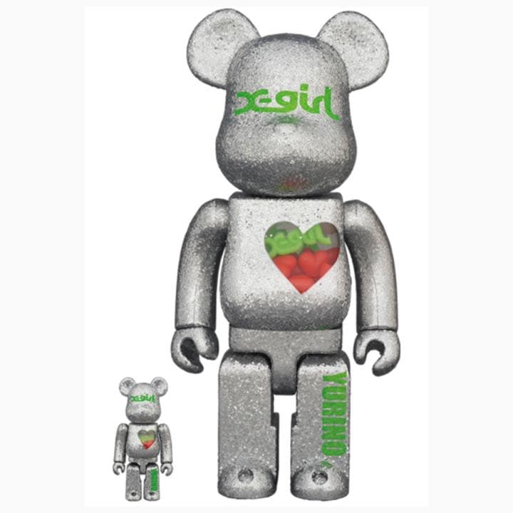 新品 BE@RBRICK × X-girl × YURINO（E-girls）