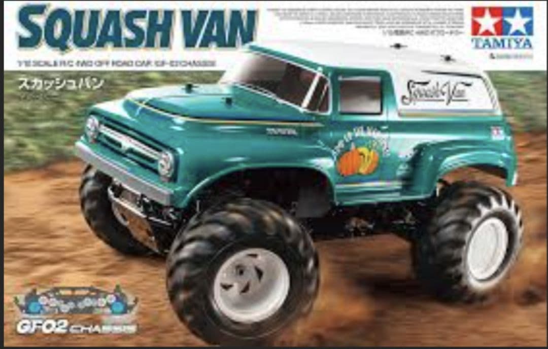★【未使用品】タミヤ 1/10スカッシュバン ラジコン