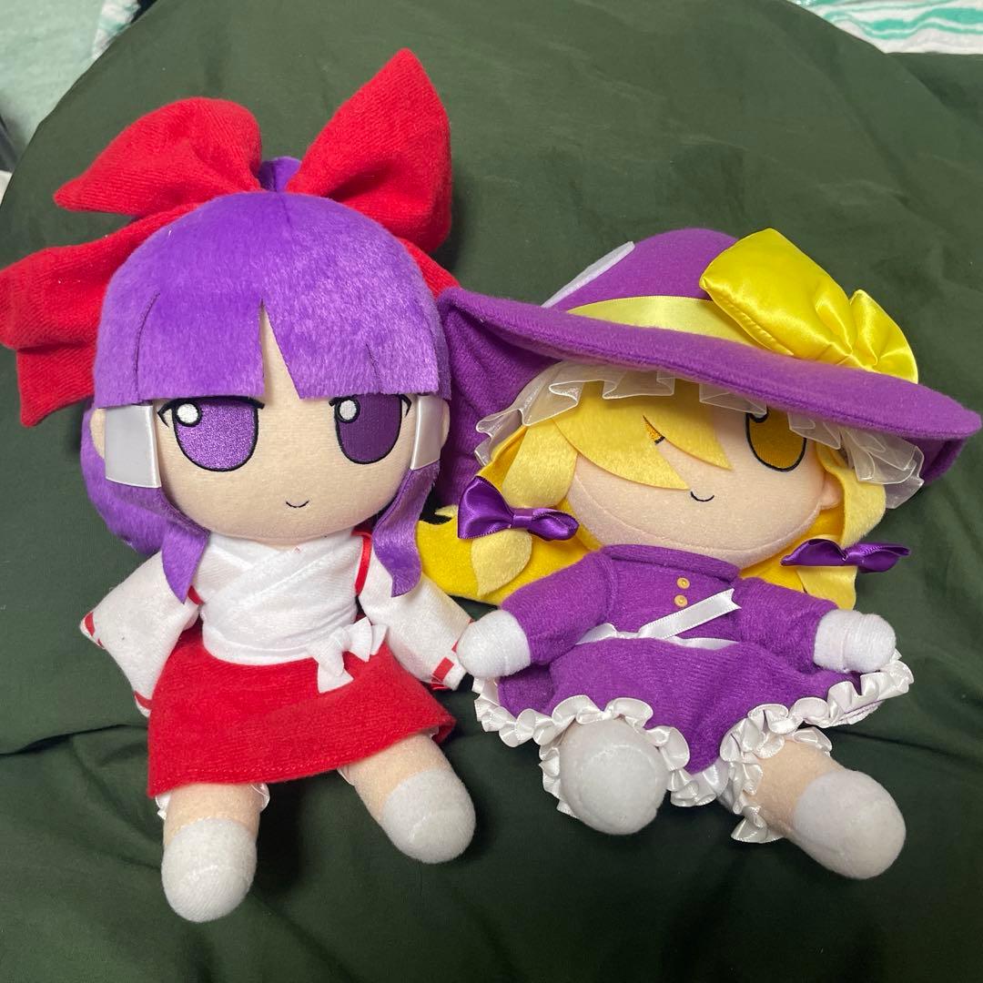 東方project ふもふもれいむ。 ふもふもまりさ。旧作ver.