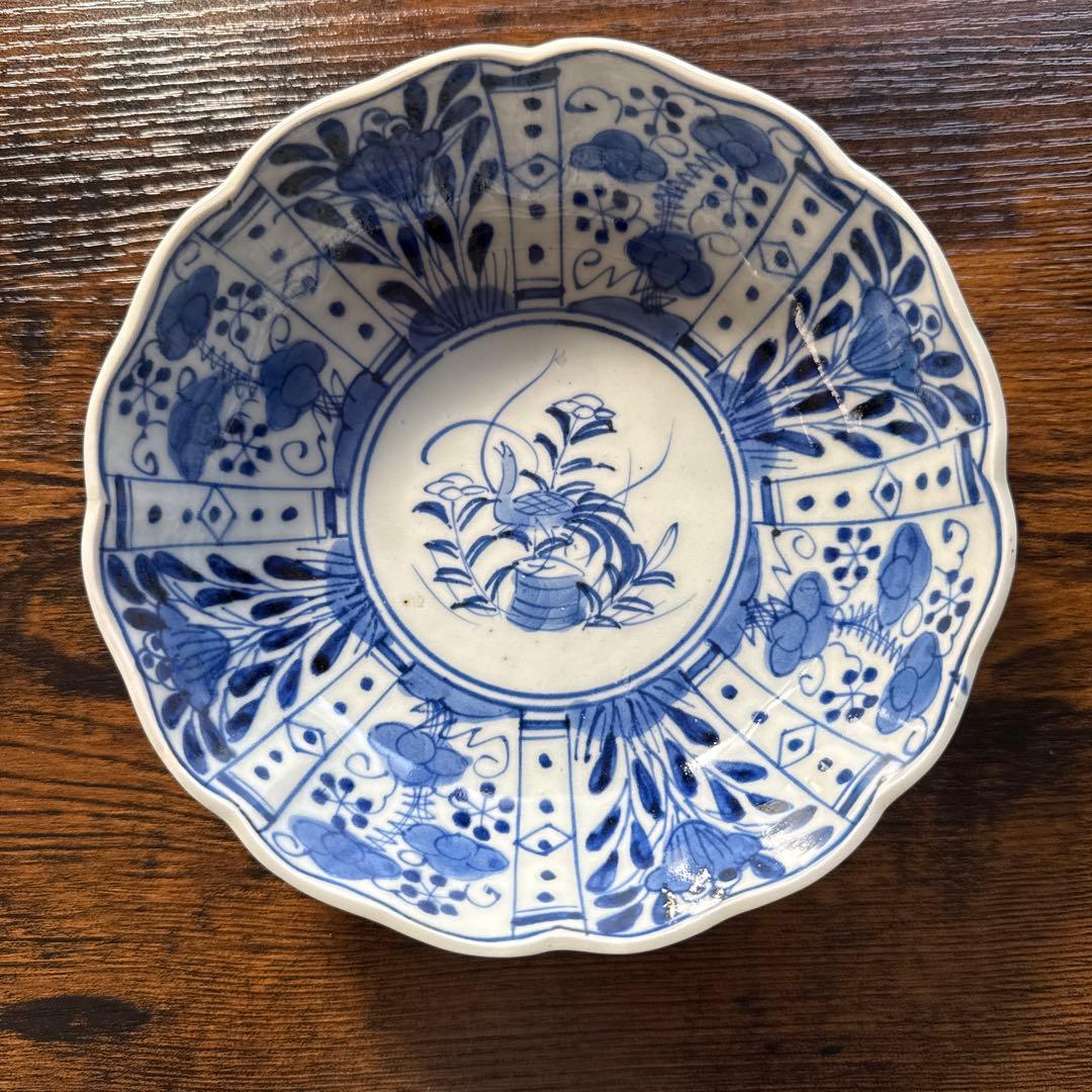 芙蓉手、江戸幕府、古伊万里、手描き、大なます皿、美品、即購入OK、すぐ匿名発送