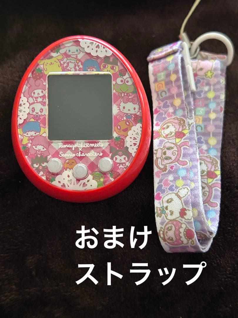 【美品】たまごっちみーつ サンリオキャラクターズ レッド 赤 BANDAI 箱無
