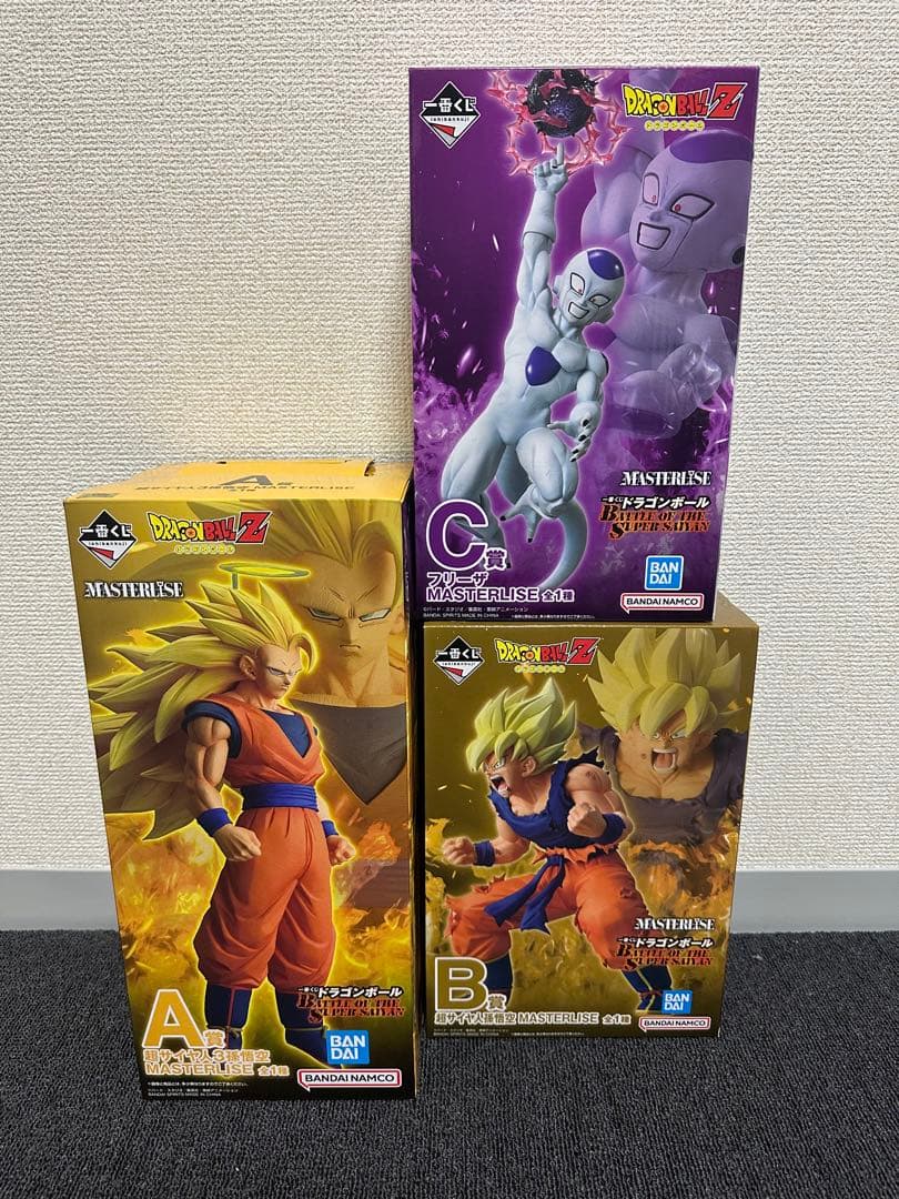 一番くじドラゴンボール　A,B,C賞3体セット　下位賞48点