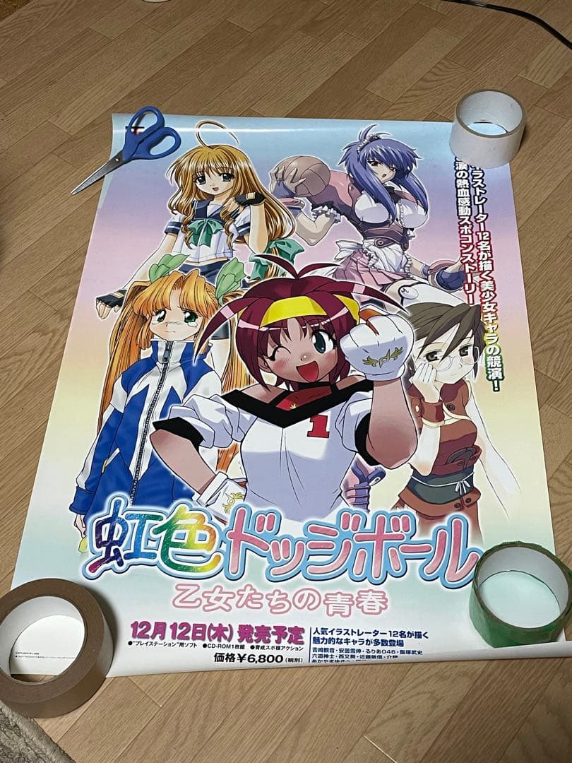 虹色ドッジボール　ポスター