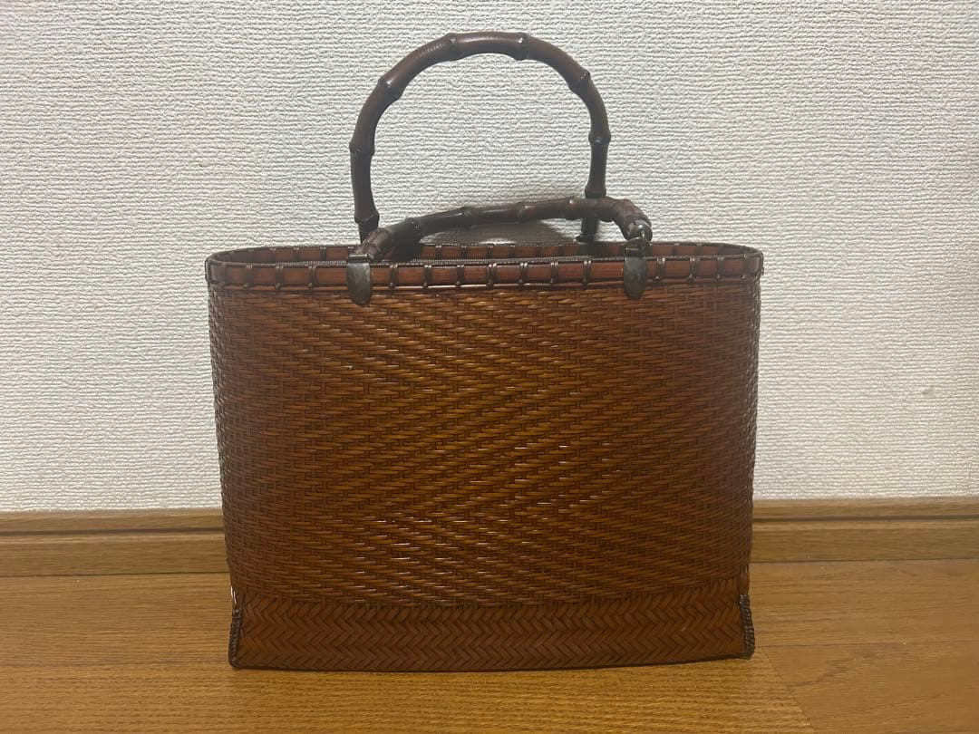 [未使用・美品]うるし竹大島バッグ　薩摩漆芸　瑞泉