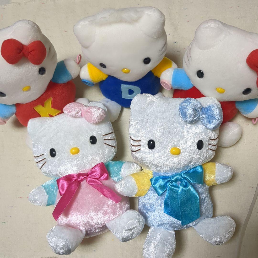キティちゃんダニエルくんぬいぐるみセット　少し汚れあり