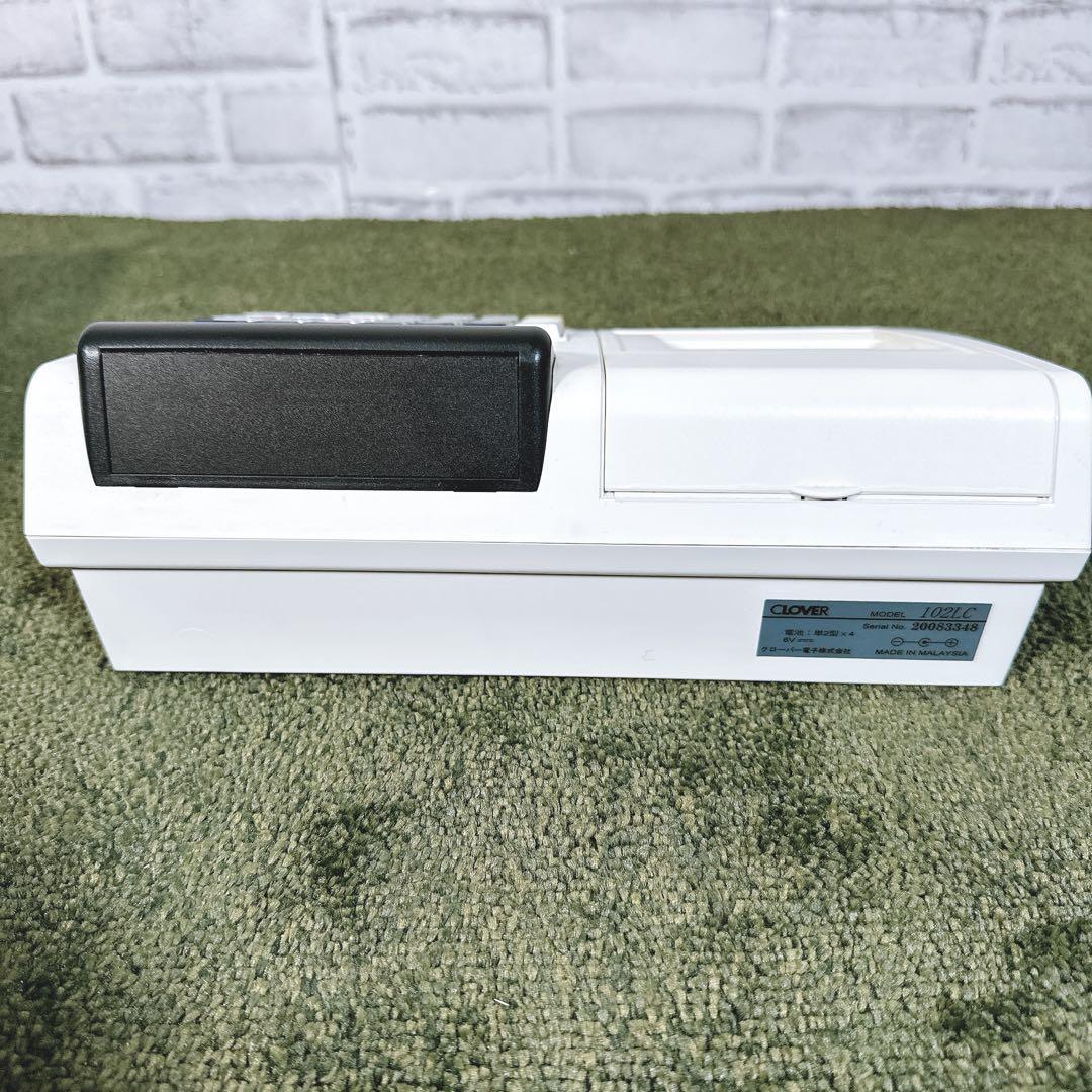 CLOVER クローバー 102LC 電子レジスター 電池使用 店舗・イベント