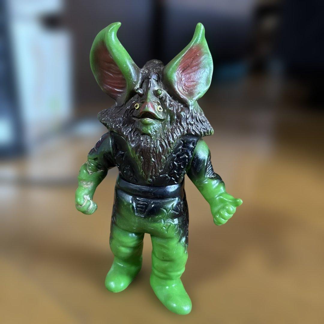 昭和レトロ 当時物 マルサン イカルス星人 ソフビ
