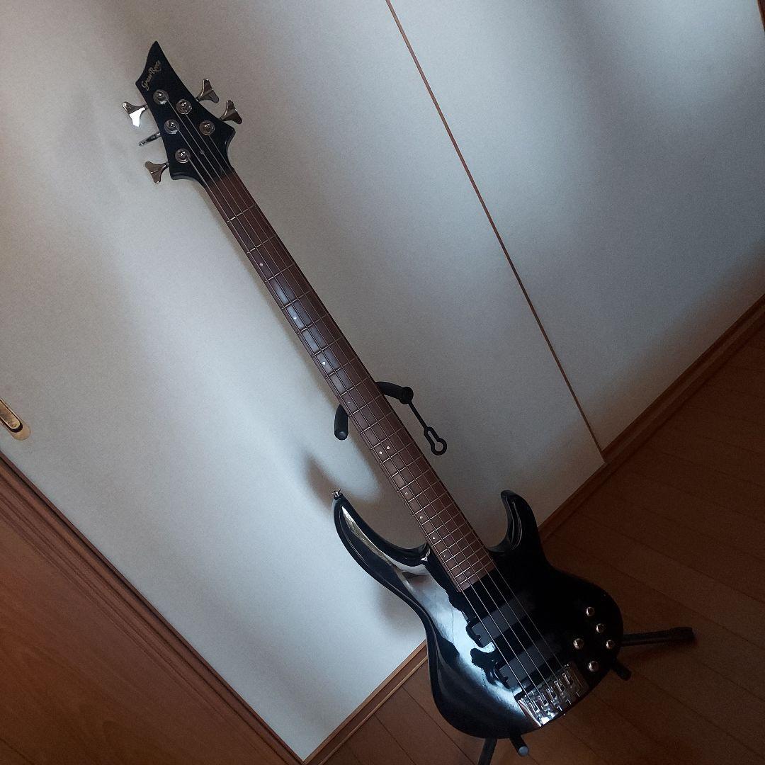 グラスルーツ　5弦　ベース　grass　roots　ESP エドワーズ　ケース