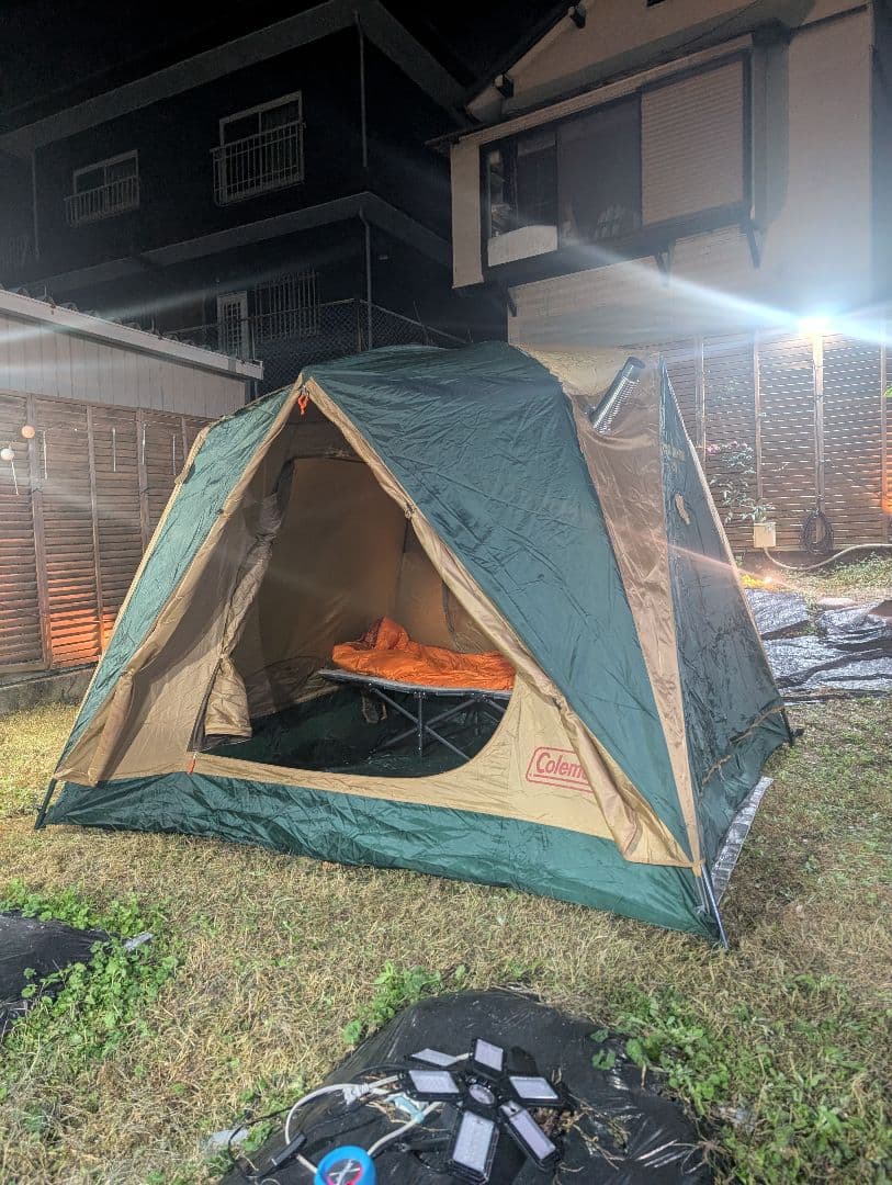 コールマンCUBICDOMEPLUS FFヒーター安全快適テント