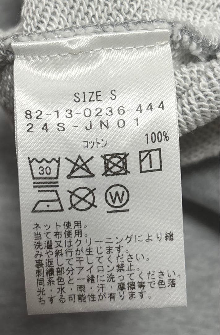 JONES × BEAMS GOLF / 別注 ロゴ刺繍 クルースウェットシャツ