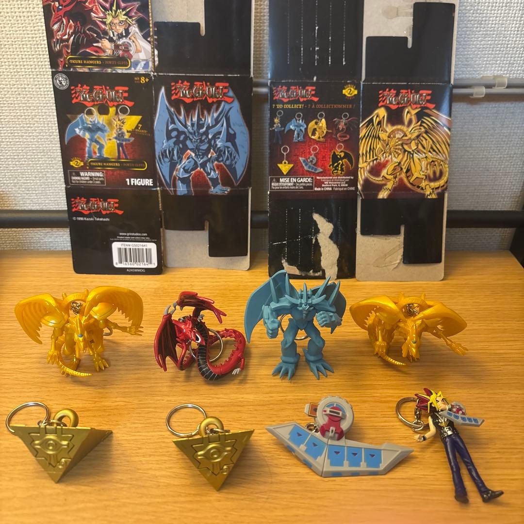 【アメリカ規格】遊戯王 フィギュアキーホルダー　8体
