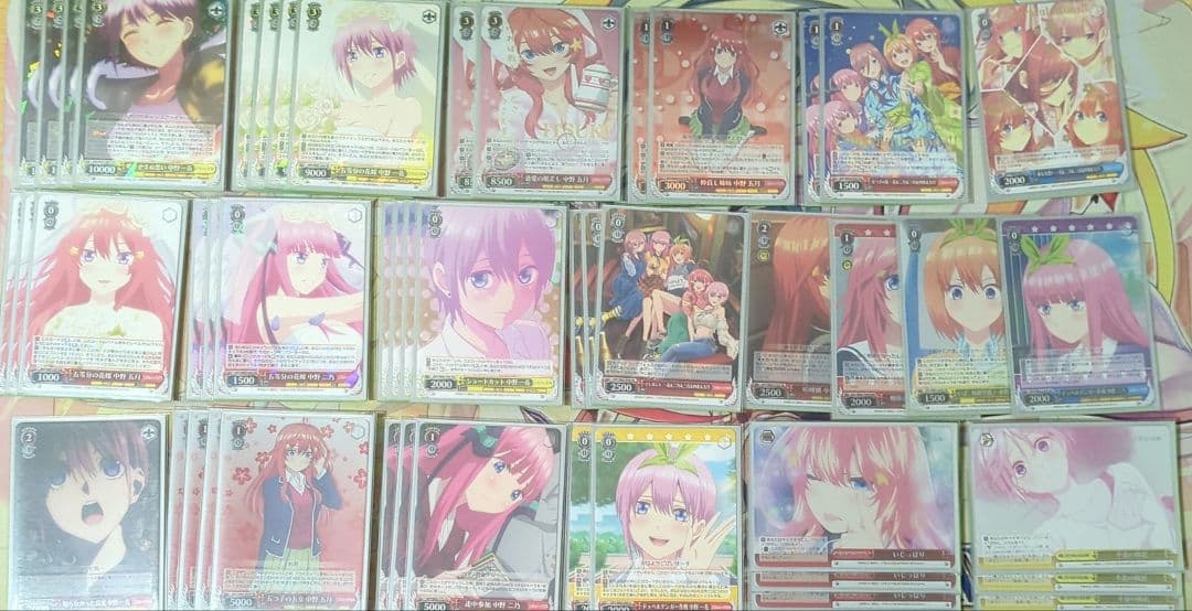 ヴァイス 五等分の花嫁 デッキ 箔押し コングラ レアリティ高め