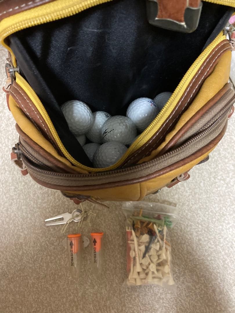 Black&Whiteゴルフバッグ アイアン ドライバー おまけ付き