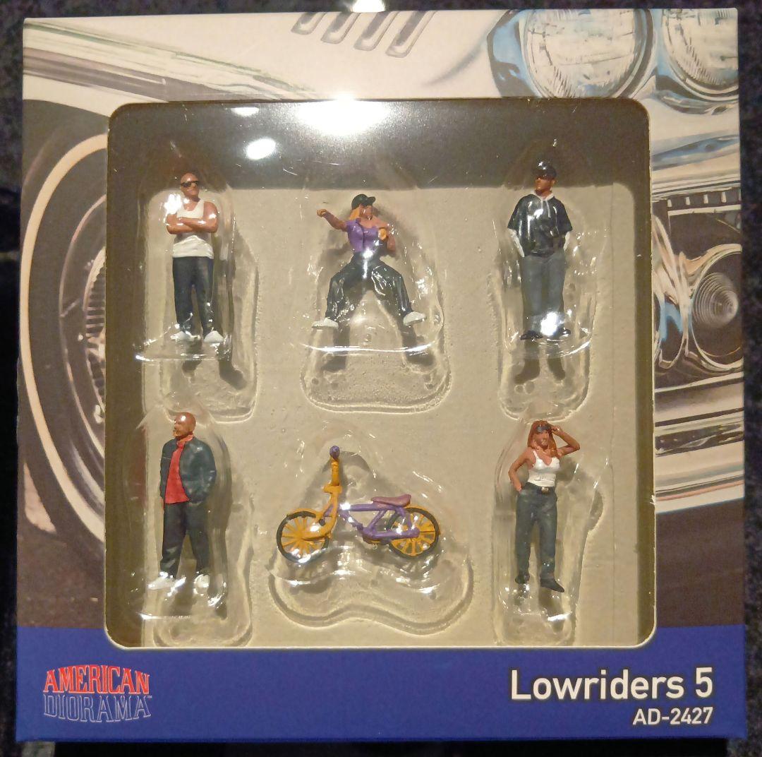 ローライダーミニカー＆アメリカンジオラマ＆カスタム用ワイヤーホイールセット☆新品