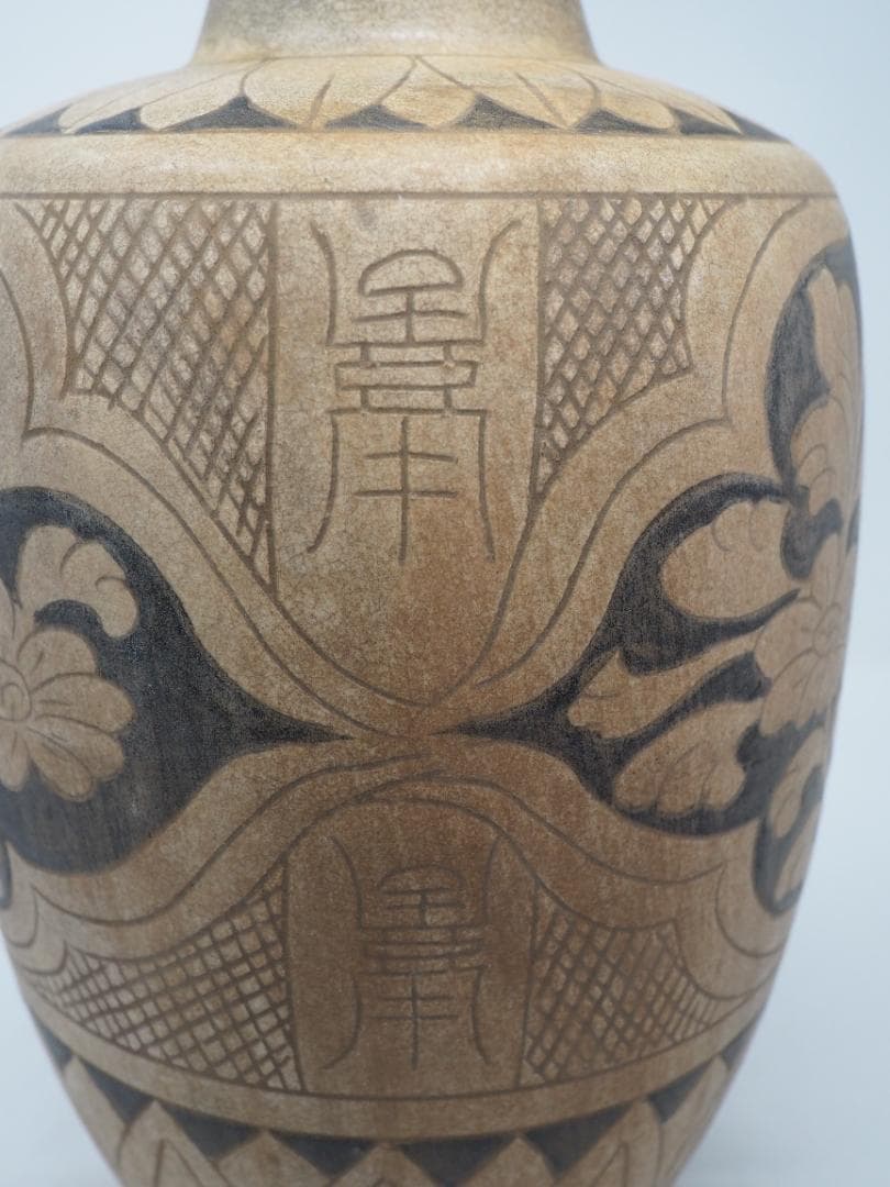 花紋　瓶　壺　花瓶　中華　中国