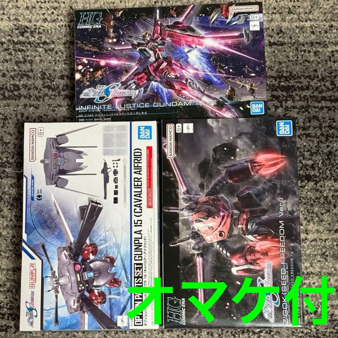 HG ズゴック　キャバリアーアイフリッド　インフィニットジャスティスガンダム弐式