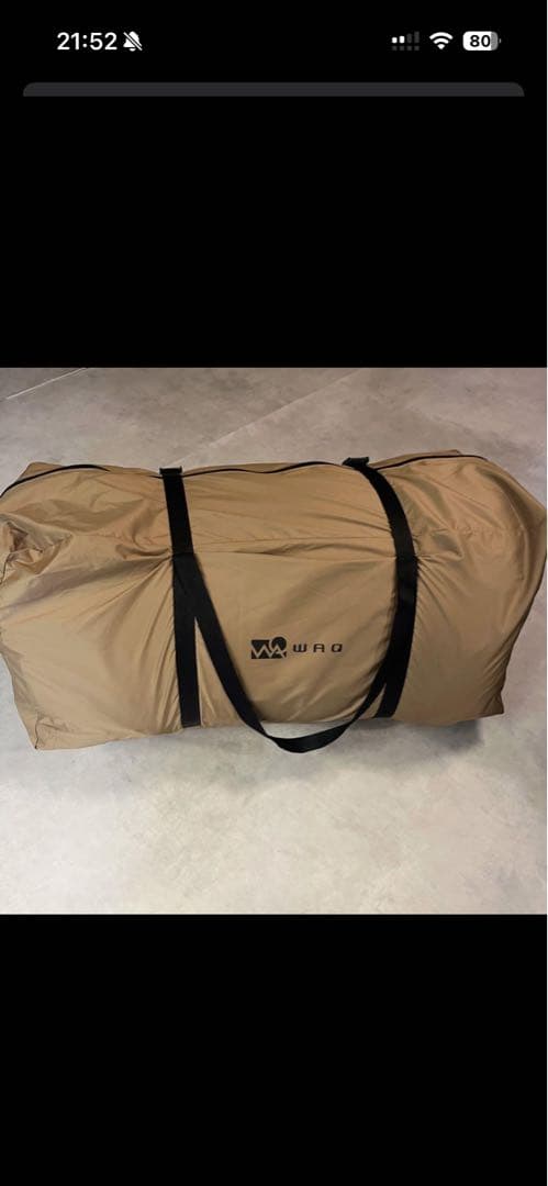 キャンプマット10cm ダブルサイズ WAQ RELAXING CAMPMAT