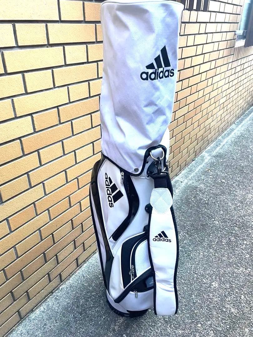 【-1000円値下げ中】早い者勝ちadidasキャディバッグ送料込／即郵送可能