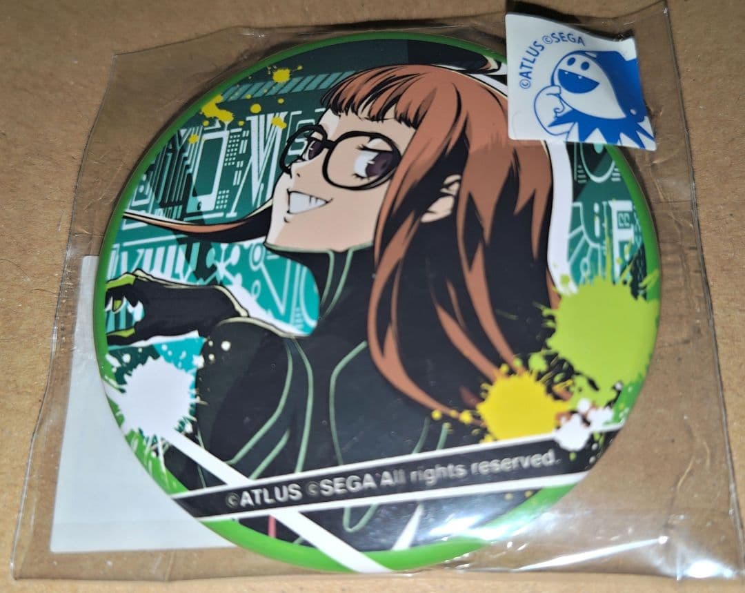 ペルソナ5 総攻撃 佐倉双葉 缶バッジ コトブキヤ ナビ 1個