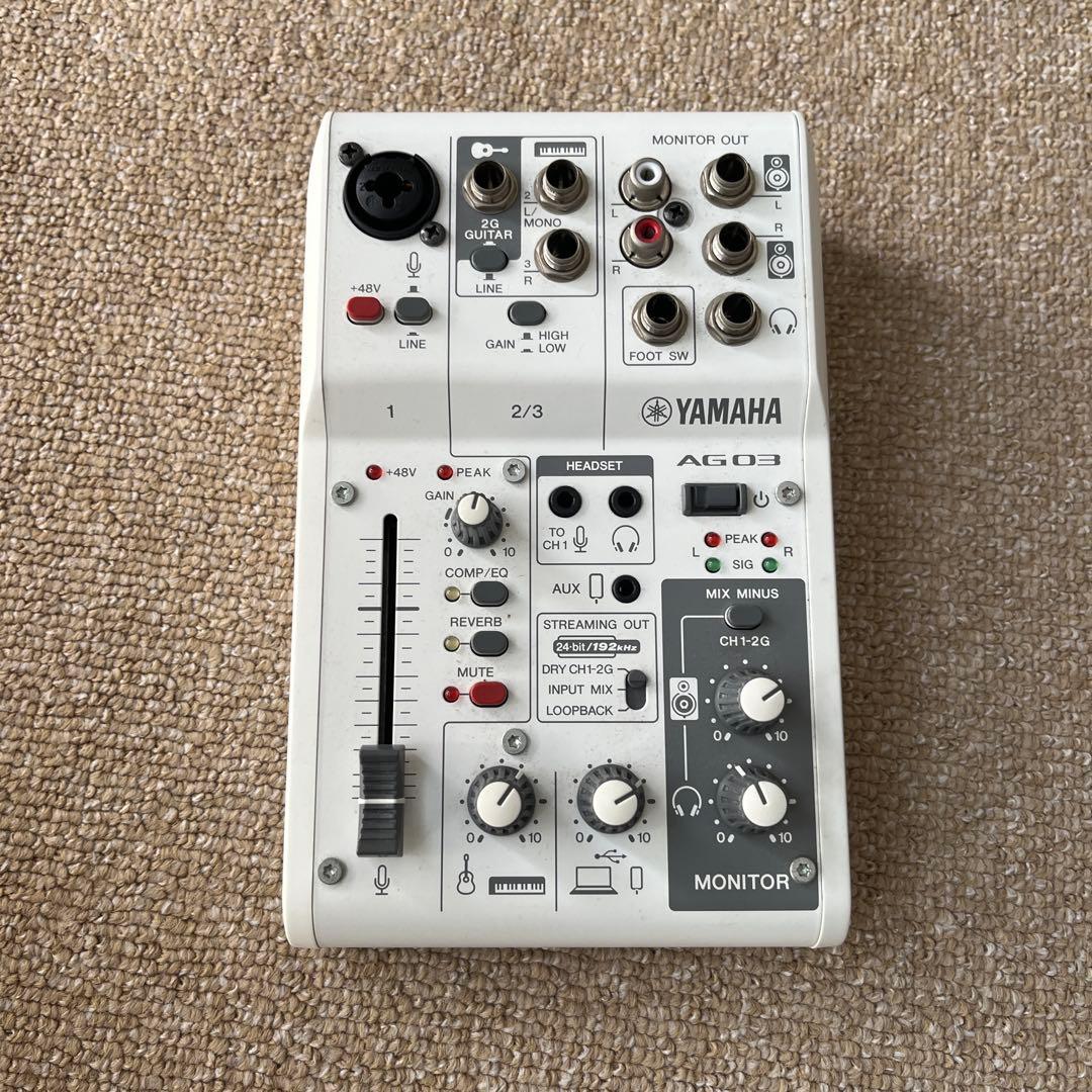YAMAHA AG03 Mk2ライブストリーミングミキサー （箱、付属品なし）