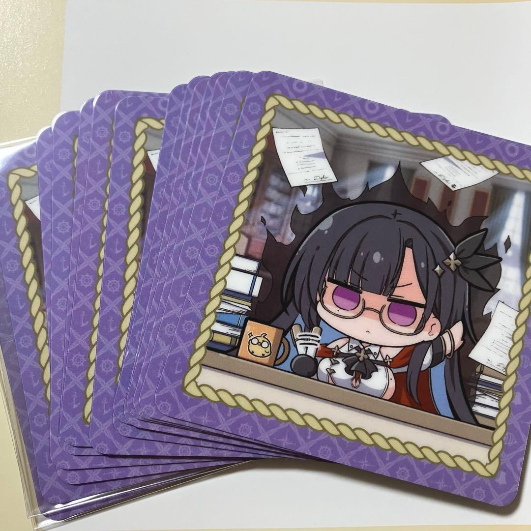 アズールレーン　デュプレクス　コースター　ノベルティ　14枚セット