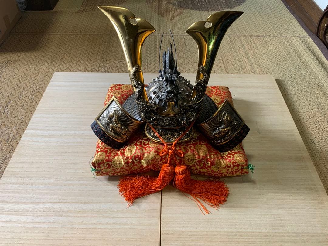 兜　置物　ビンテージ