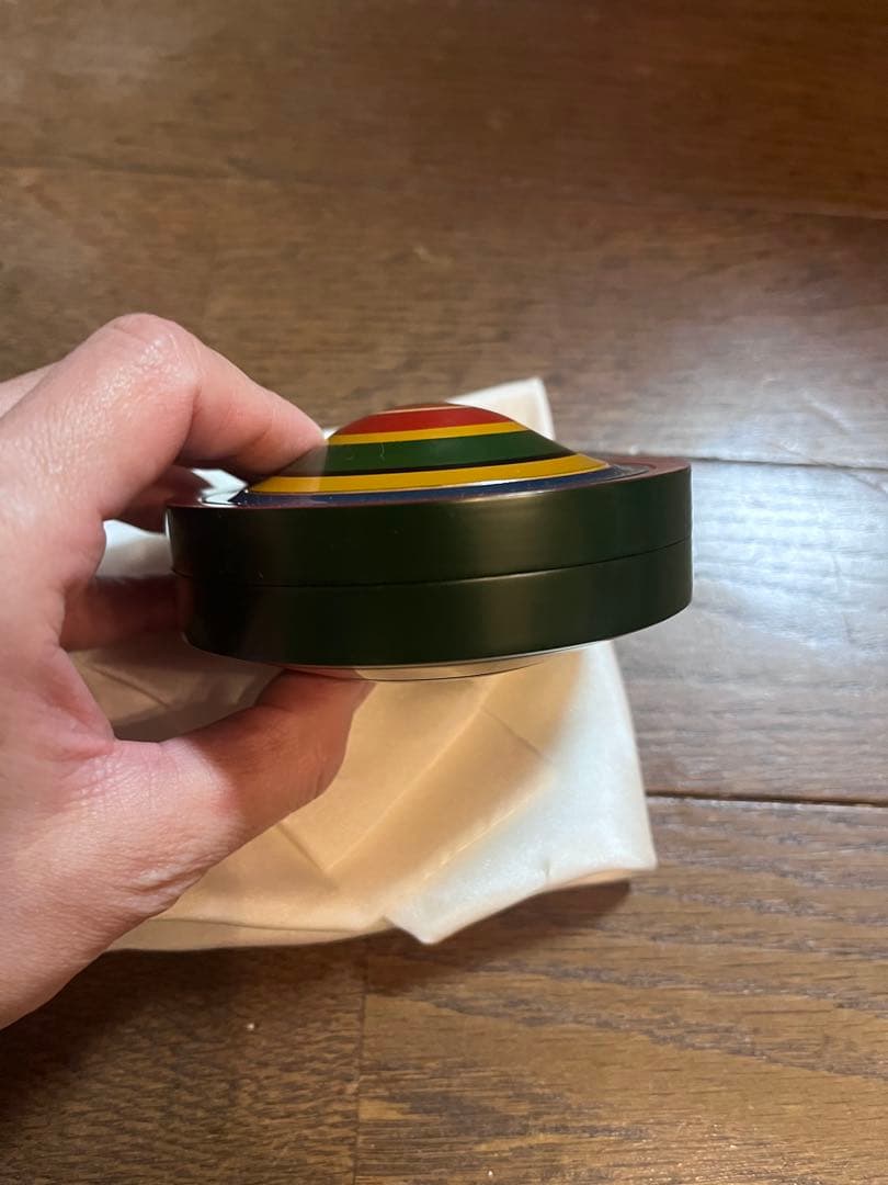 茶道具 香合 独楽塗香合 川端近左